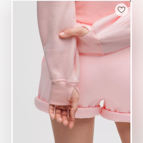 NWT Lululemon Scuba Oversized Half Zip Hoodie in Strawberry Milkshake Pink M/L - Picture 7 of 13